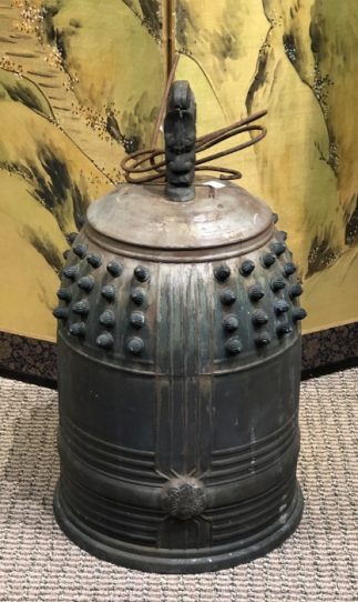 Japanese Antique Bronze Temple Bell