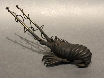 Japanese Antique Bronze Okimono lobster