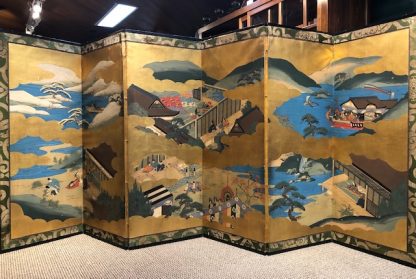Japanese Antique Byobu Screen
