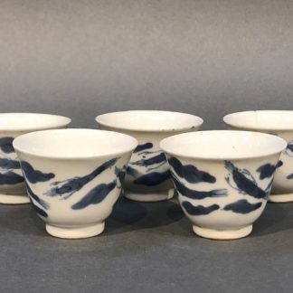 A set of Chinese Antique Ceramic Tea Cups