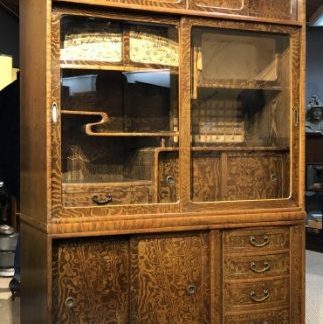 Japanese Antique Cha Tansu Tea Chest Kuraya