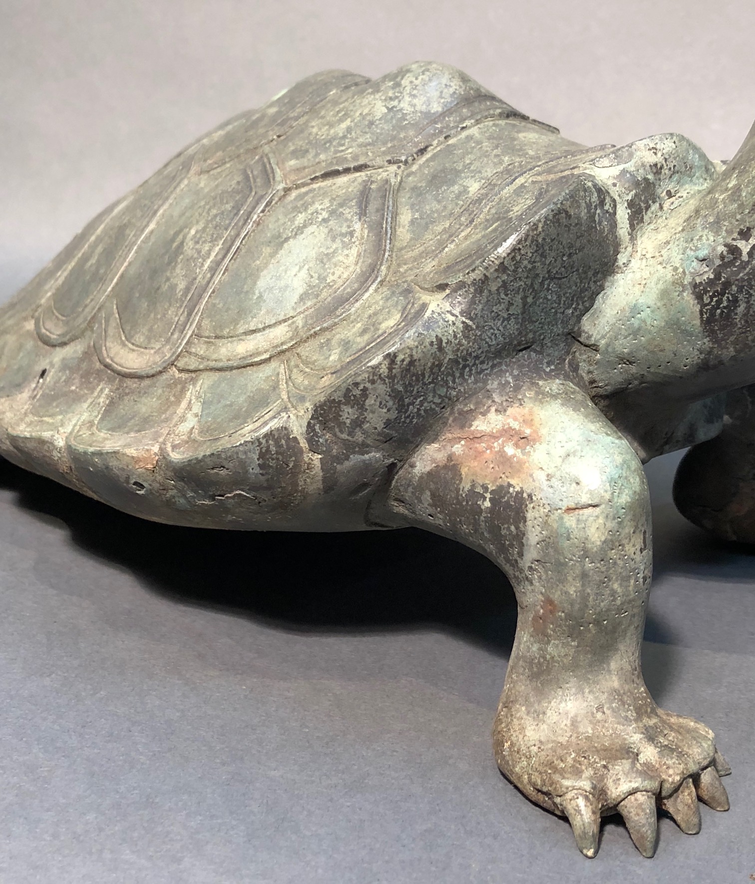 Japanese Antique Bronze Kame, Longevity Turtle. – Kuraya