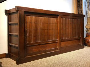 The Nara Collection - Japanese Cherry, Beech or Walnut Getabako Shoe Tansu  or Storage Cabinet- TJ8F51