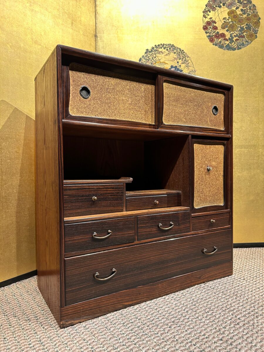 Antique Japanese Cha Tansu Tea Chest